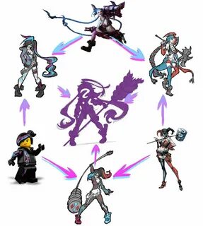 Another Hexafusion, themed "Badass Dark Knights"; merging Berserk...