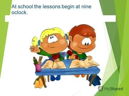 The lesson beginning