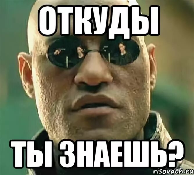 Откуда ты знаешь. Откуда ты все знаешь.