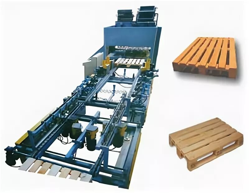 Линия паллет. Линия сборки поддонов PALLETSLINE. Автоматическая линия для производства поддонов SPN-91. 3r model станка с конвейером. Гвоздезабивной станок для поддонов.