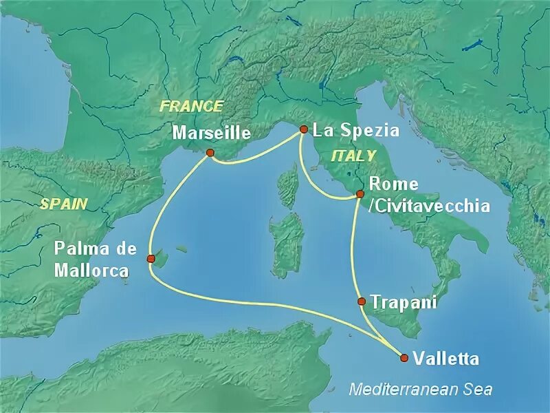 Маршруты круизов по средиземноморью. Маршрут круизного лайнера по средиземному морю. Профиль человека средиземноморья. Круизные маршруты по средиземноморью. Маршрут по средиземному морю.