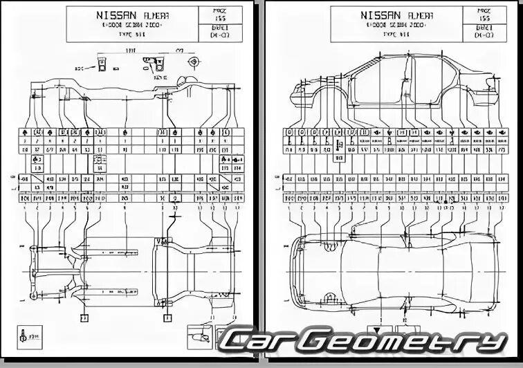 Альмера n16 размеры. Геометрия кузова Nissan Almera n16. Ниссан Альмера н16 габариты кузова. Геометрия кузова Ниссан Альмера н15 хэтчбек. Геометрия кузова Ниссан Альмера g15.