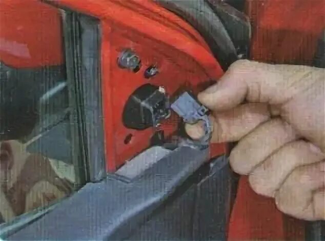 Снятие наружного зеркала заднего вида kia rio manual