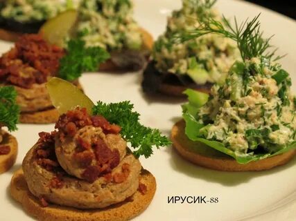 Холодные закуски из печени