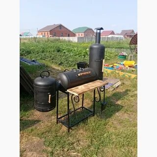 Коптильня из казана