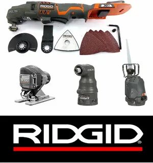 Ridgid 18 Volt Jobmax Multi-Tool, Power Handle, Impact, Sawsall & Jig S...