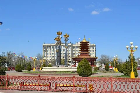 Крупные города калмыкии
