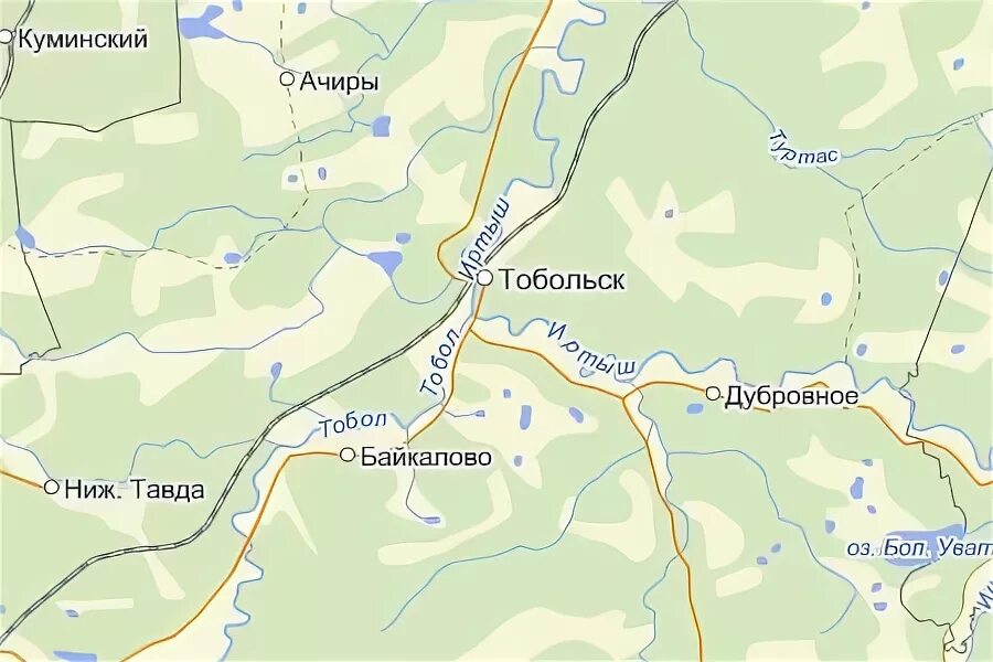 Озеро Становое Тавдинского района Свердловской области