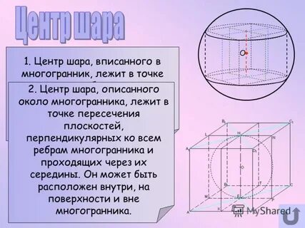 Центр шара