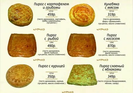 Горожане меню