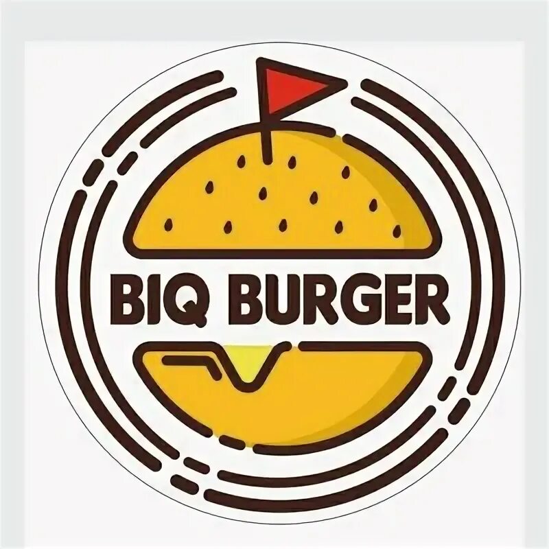 Логотипы лучшие Burger в кругу. Biq. Medidsina to'biq qismida pufakcha. Bi q