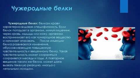 Отторжение белка организмом