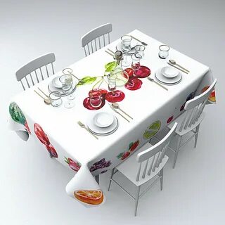 Скатерть фрукты