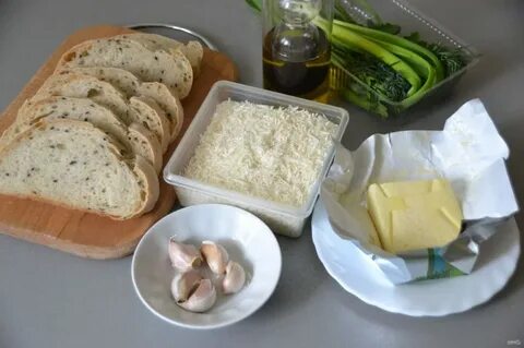 Хлеб чеснок масло