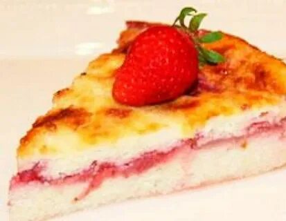 Запеканка с клубникой
