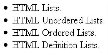 Html order