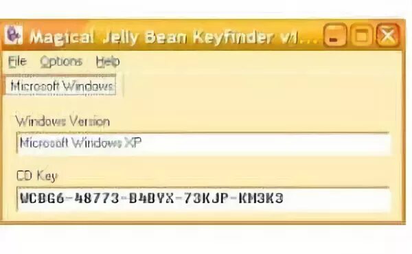 Magical jelly bean keyfinder
