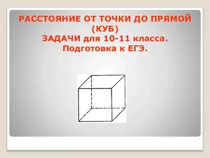 Прямой куб