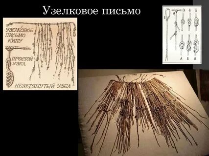 Узелковое письмо 5 класс однкнр