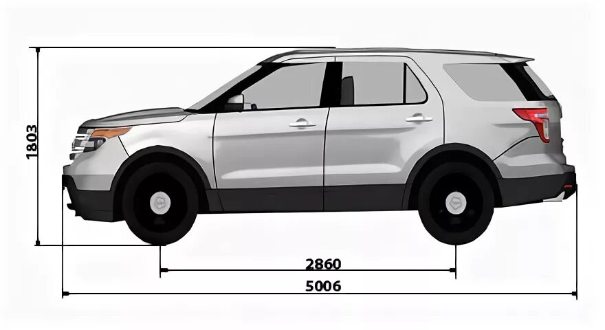Размеры ford explorer 5