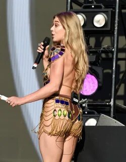 BECKY HILL Performs at Manchester Pride 08/25/2019.