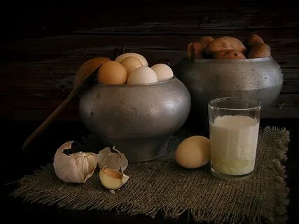 Картошка в чугунке