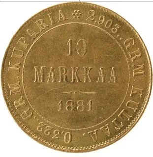 10 марок золото
