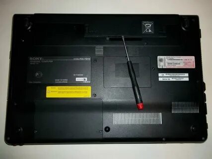 Разборка sony pcg