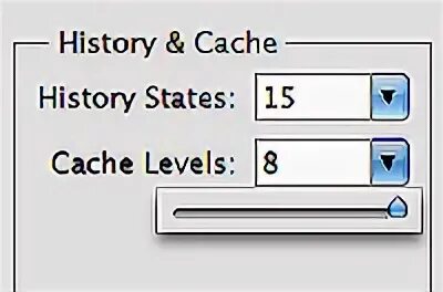 History cache. History cache