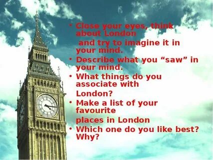 A trip to london