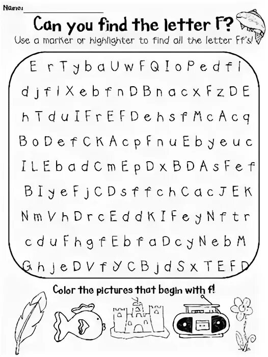 Letters search