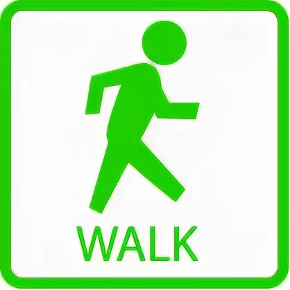 I walk home