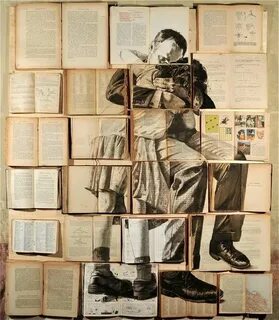 Коллаж из книг
