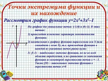 Экстремум функции 1 x