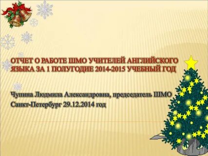 Отчет учителя за 1 полугодие