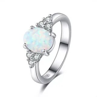 1.29US $ |2019 New Fashion Wedding Engagement Rings Women's Silver Rin...