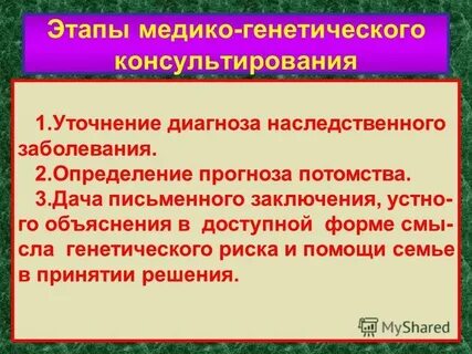Медицинская генетика изучает
