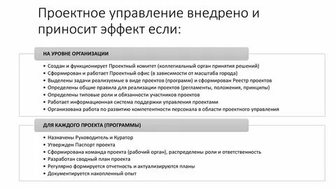 Управление проектами в государственных учреждениях