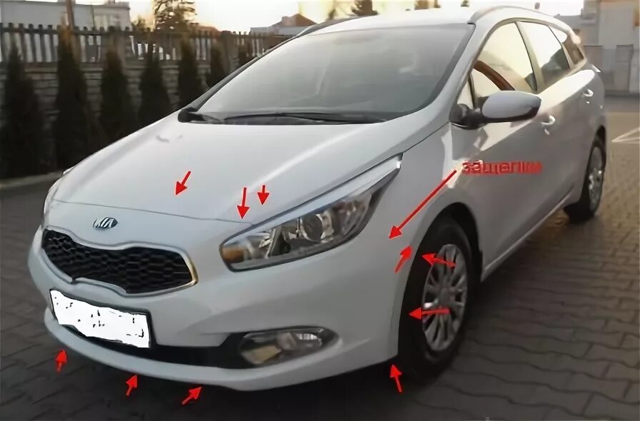 Как снять бампер кия сид Снятие заднего бампера или быть парктроникам KIA Ceed (2G), 1,6 л, 2013 года с