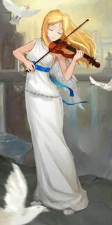 Ангел играющий на скрипке