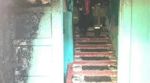 Дым в подъезде