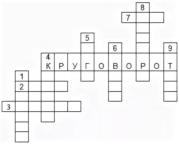 Скелет кроссворда