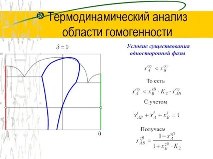 Термодинамический анализ процессов
