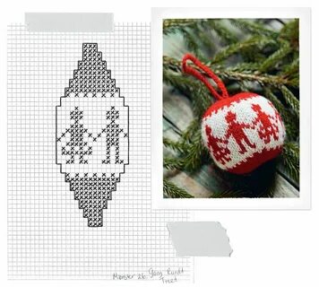 Схемы новогодних игрушек на елку