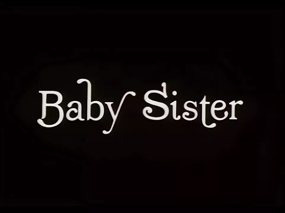 Baby sister 1983 DVD. My Dream job Baby sister.