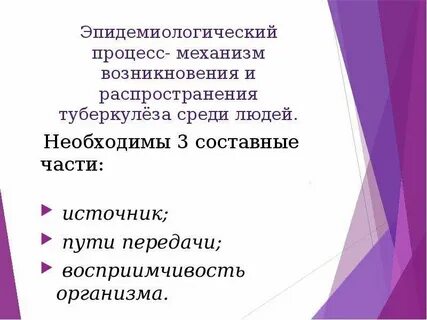 Схема эпидемического процесса