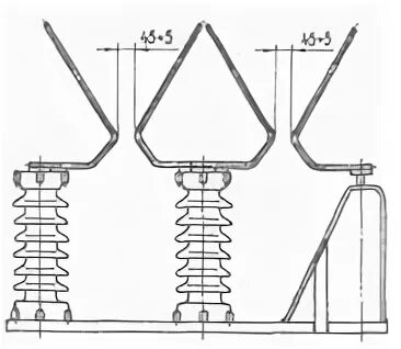 Разрядники контактной сети. Роговый разрядник на контактной сети. Разрядники и ОПН контактной сети. Разрядник постоянного тока РВПК 3.3. Роговый разрядник с ОПН.