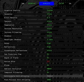 Watch dogs настройка графики