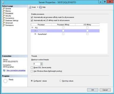 Config value