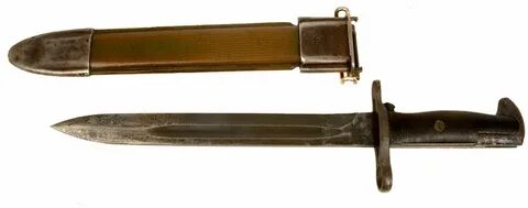 WWII US M1 Garand Bayonet by American Fork & Hoe (AFH) With 